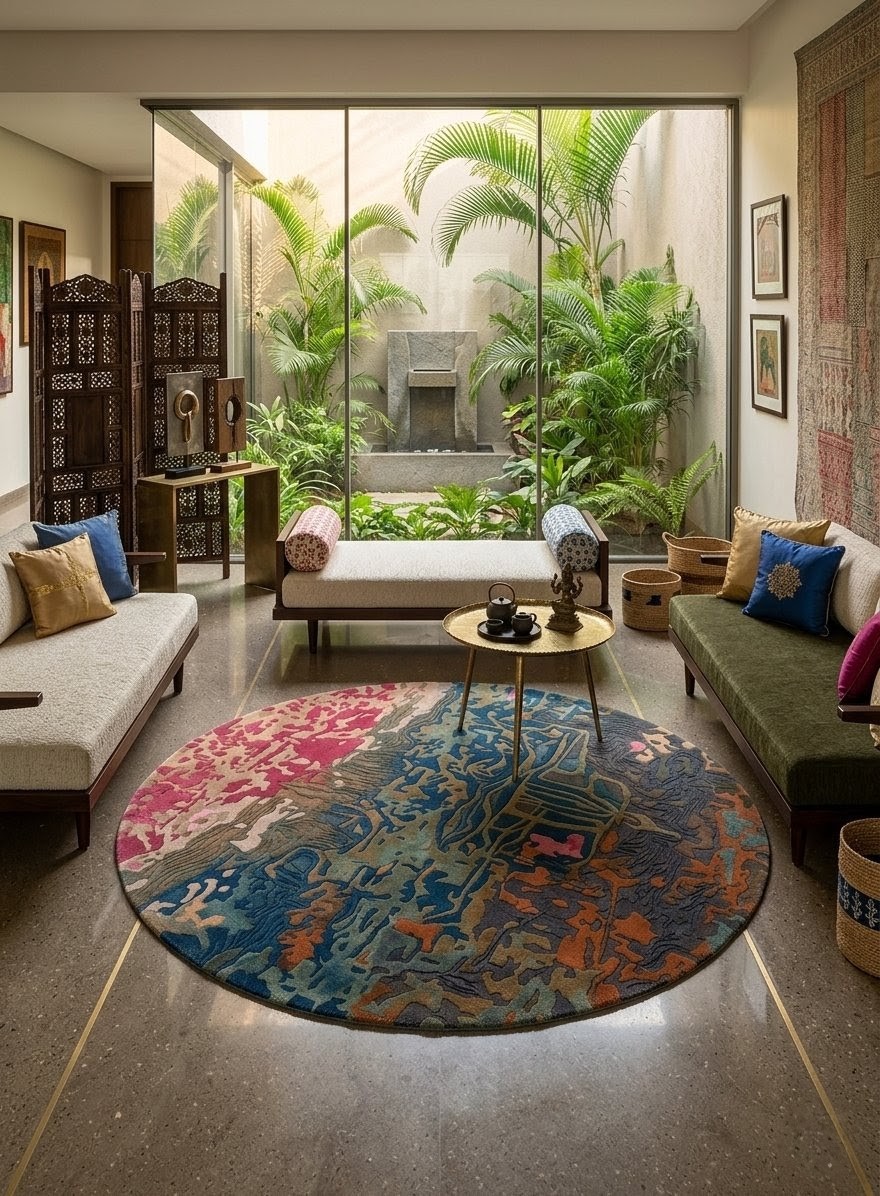 Opulent Weave Hand-Tufted Carpet