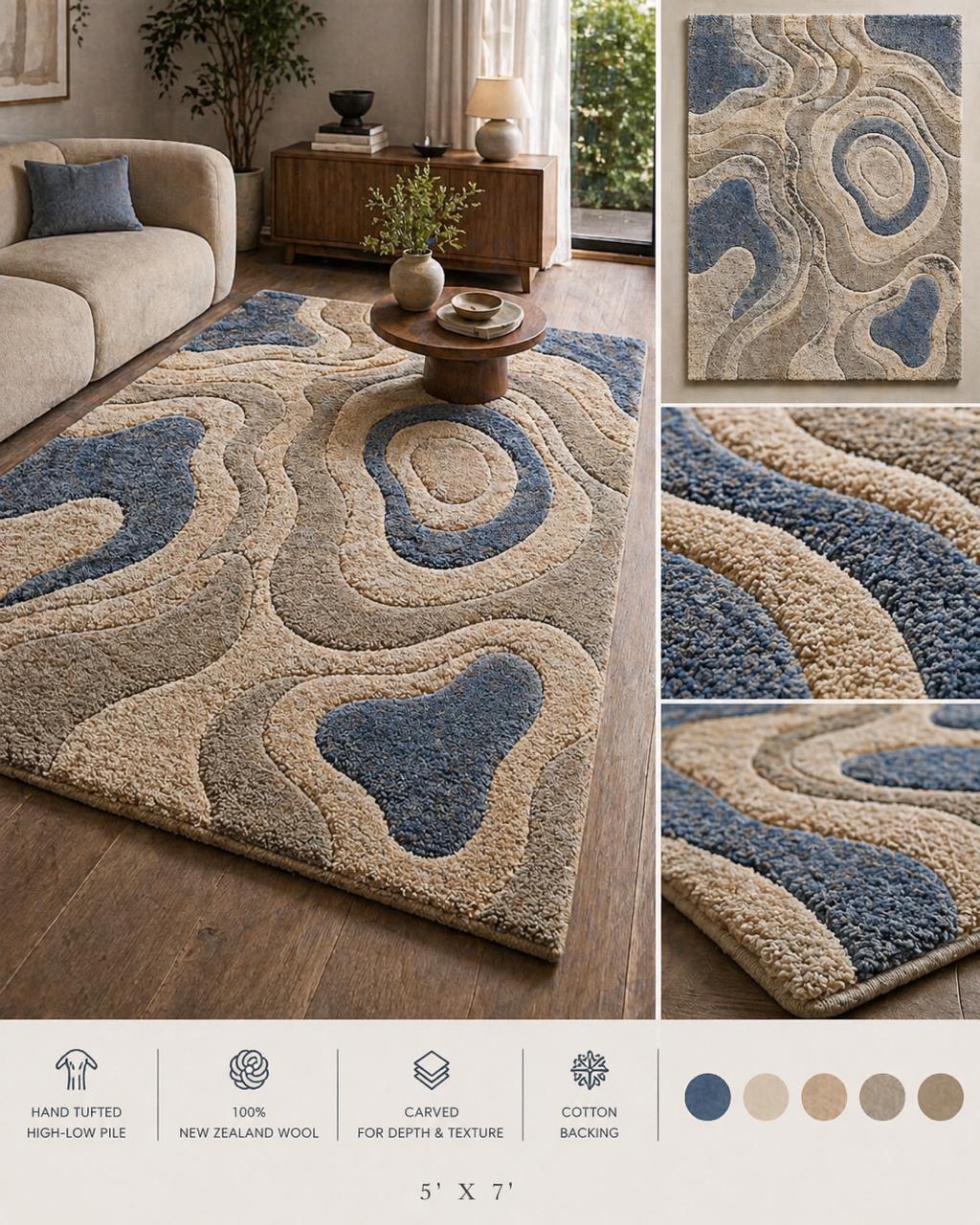 Hand-Knotted Carpet